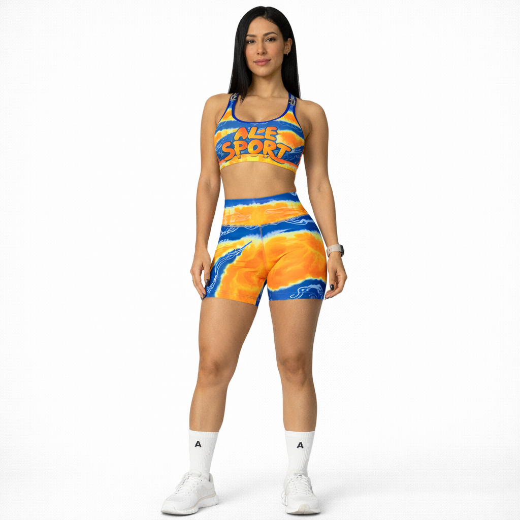 Conjunto Deportivo 2 Piezas Diseño Vibrant Orange | Alesportt