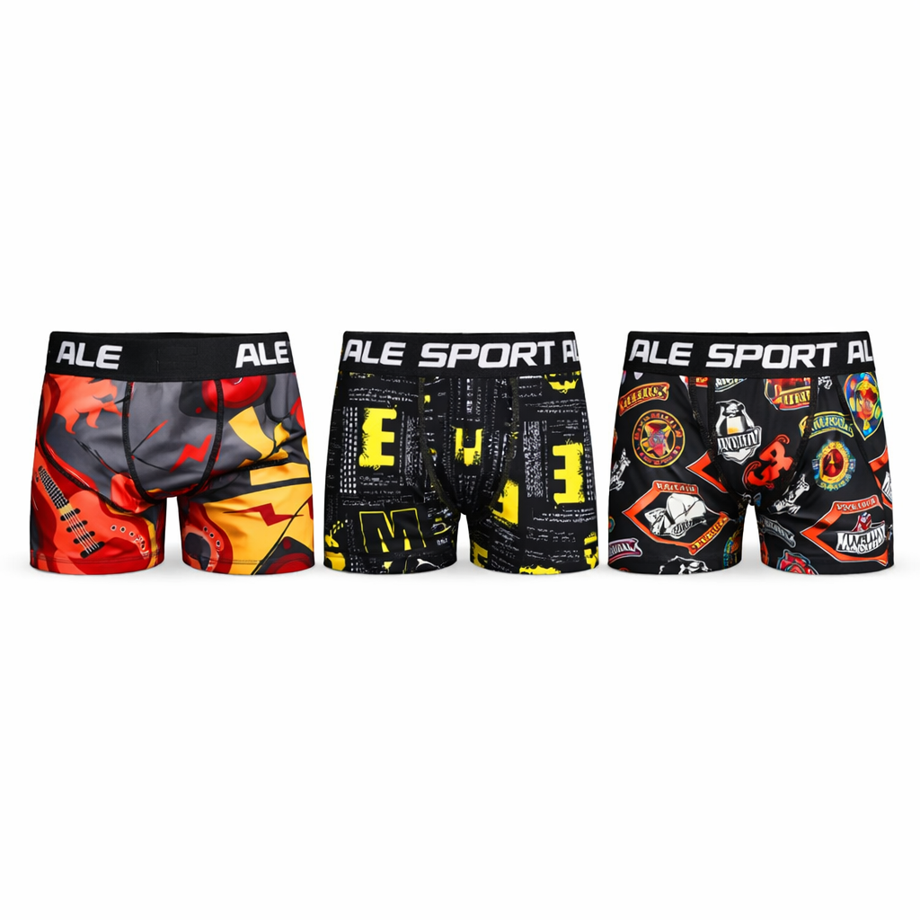 Pack x3 Bóxers Jaybell - Diseños Surtidos y Confort Premium | Alesportt
