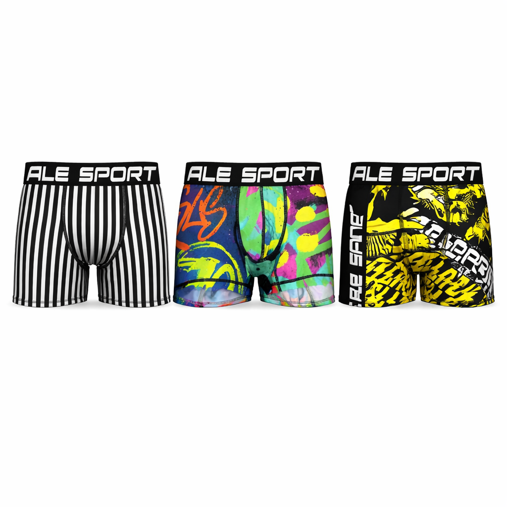 Pack x3 Bóxers Jaybell - Diseños Surtidos y Confort Premium | Alesportt