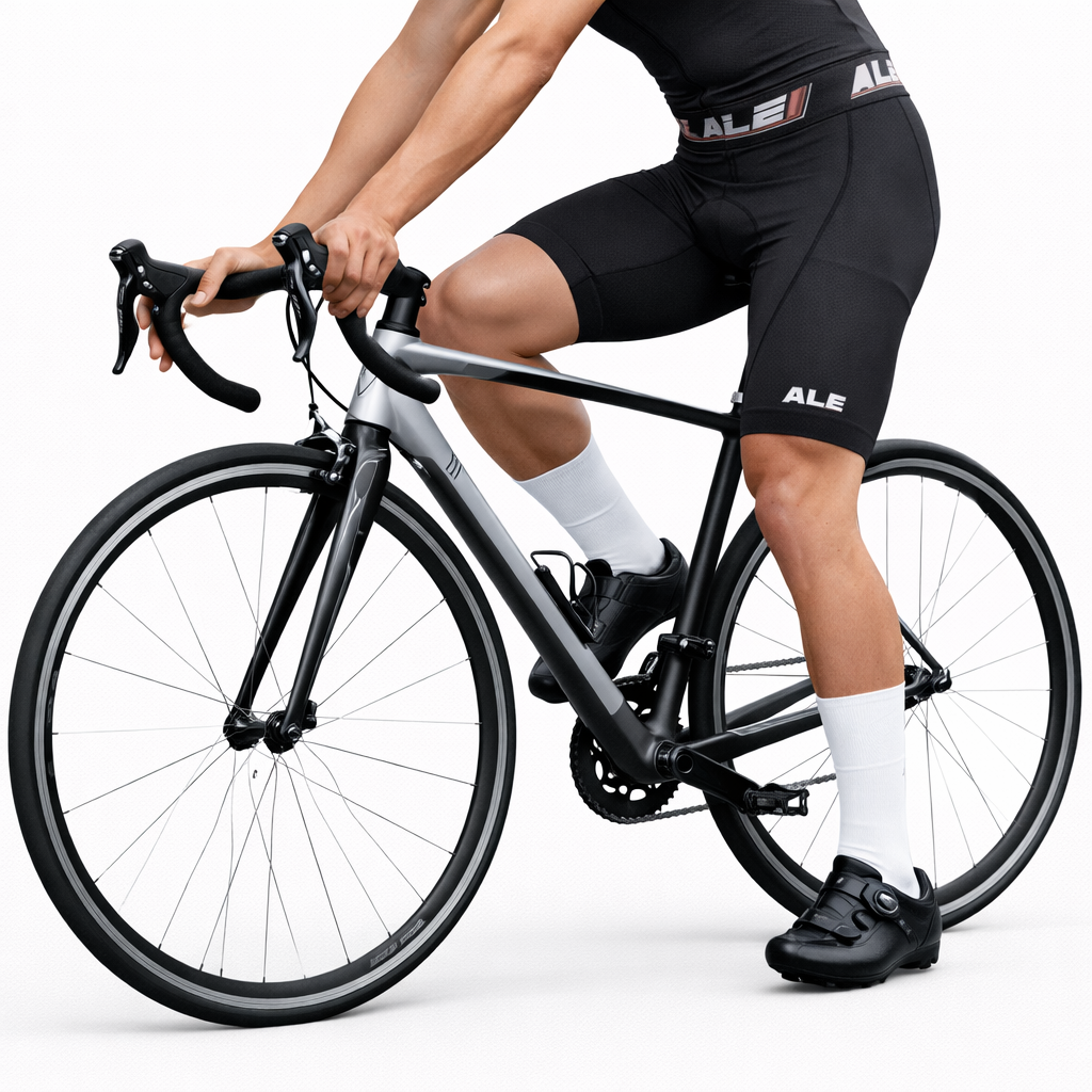 Licra de Ciclismo con Badana Pro - Negro Clásico  | Alesportt