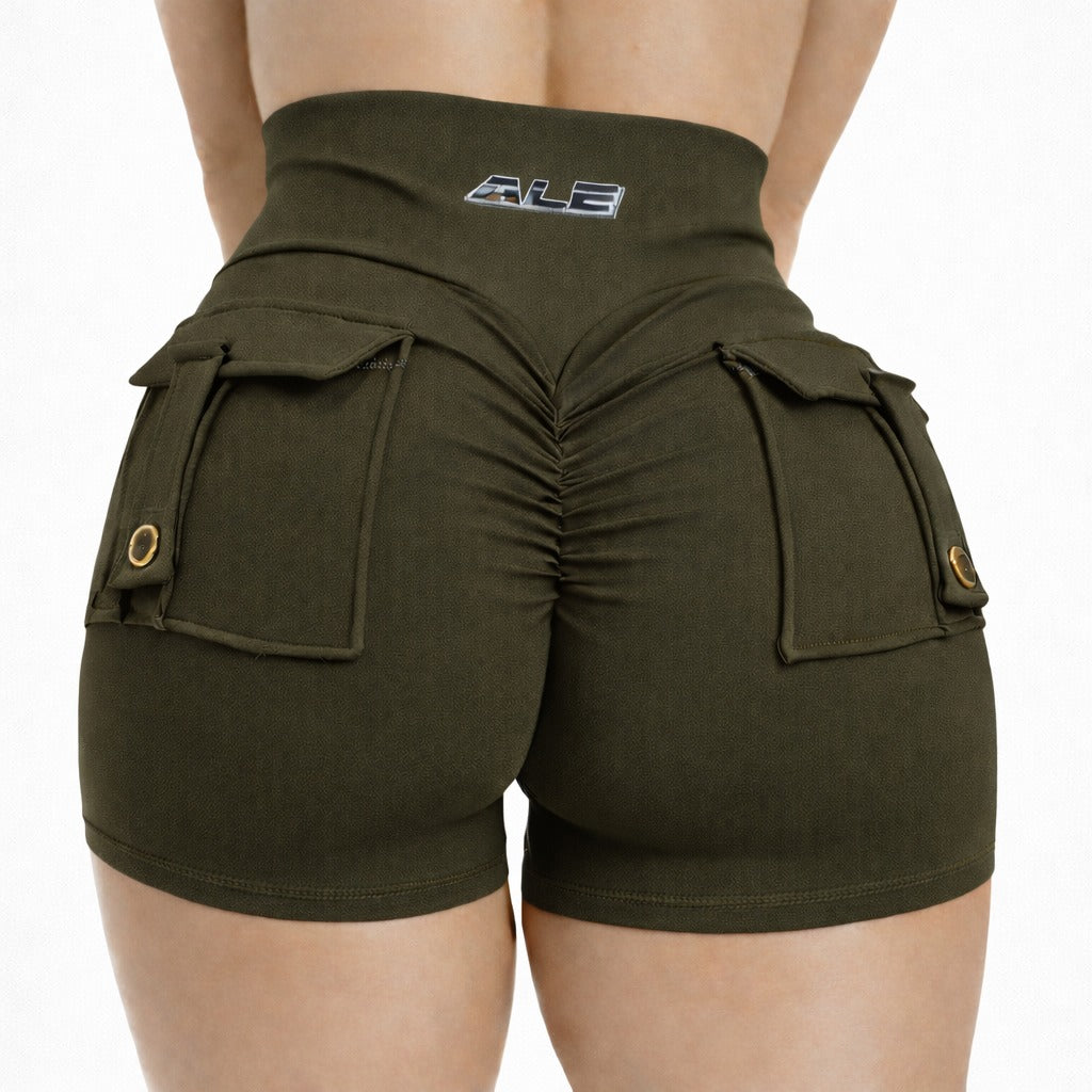 Shorts Push Up Pretina Alta