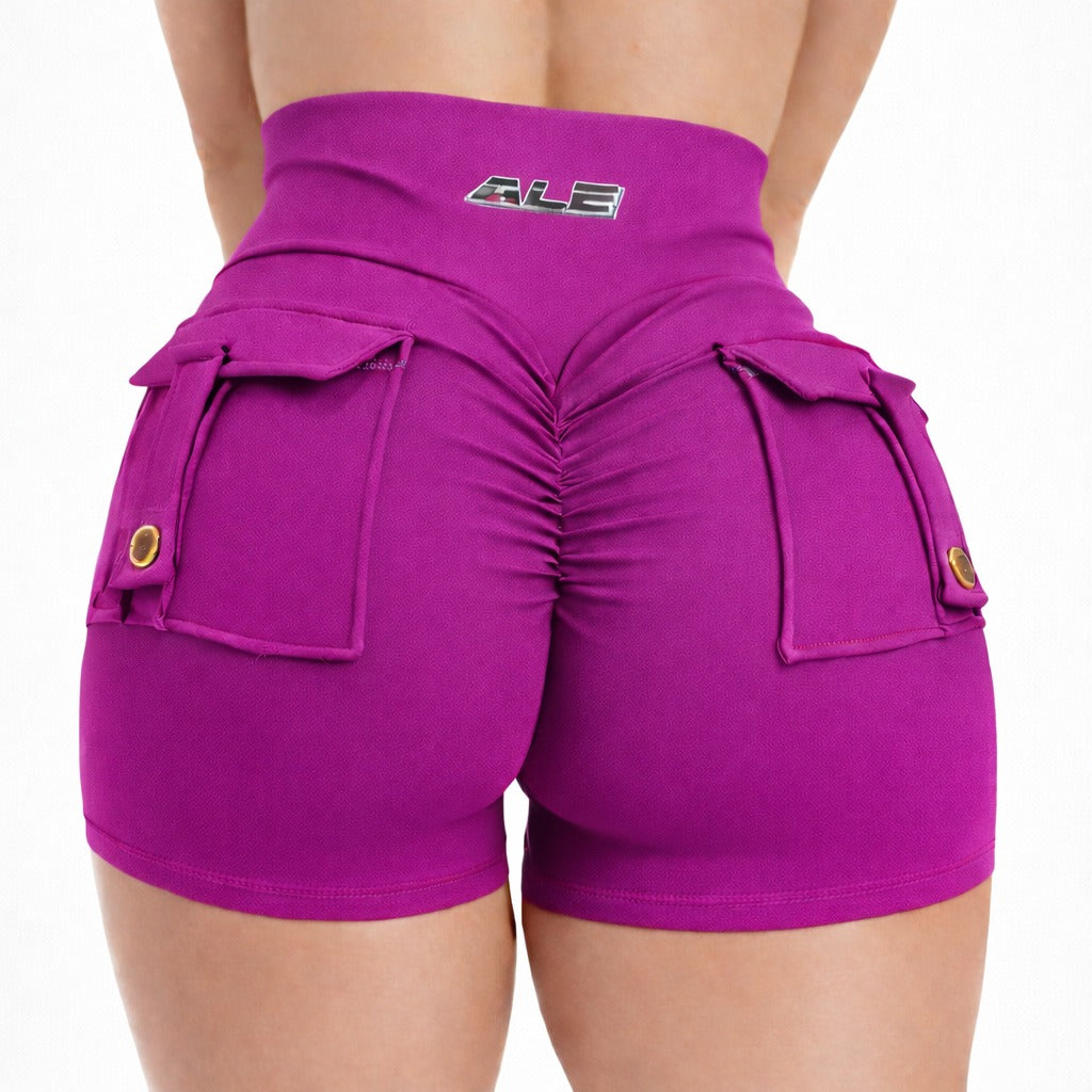 Shorts Push Up Pretina Alta