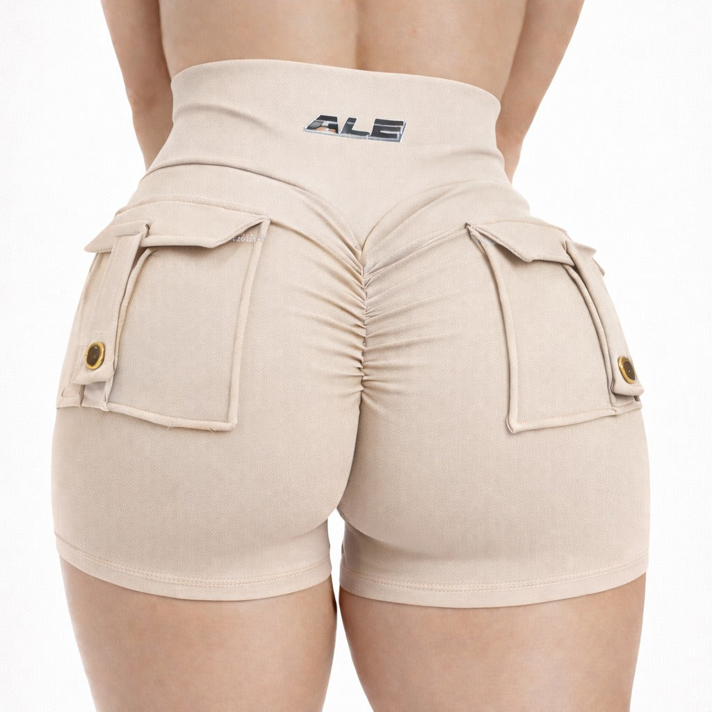 Shorts Push Up Pretina Alta